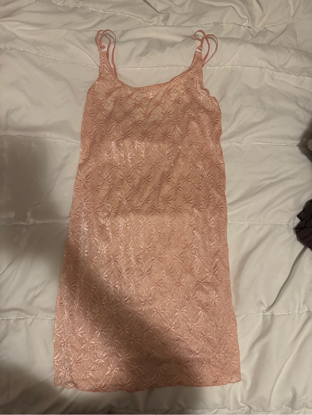 Vintage Floral Lace Slip Dress 🩰💕✨
